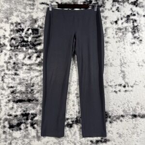 Eileen Fisher Pants Womens Size Small Gray Washable Stretch Crepe Minimal Lagen‎